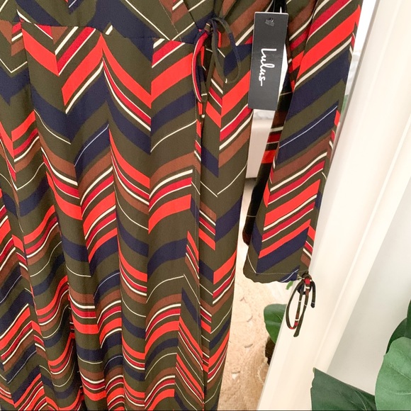 Lulus Martini Moment Multi Print Midi Dress - Picture 8 of 16